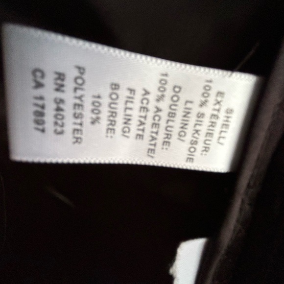 Banana Republic Quilted Mandarin Collar Silk Jacket- SO PRETTY! - Picture 6 of 6